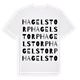 Hagelstorp ordlek t-shirt