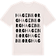 Vintage White t-shirt med Hagenborg ordlek t-shirt