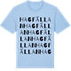 Blue Soul t-shirt med Hagfällan ordlek t-shirt