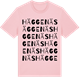 Pink Cotton t-shirt med Häggenäs ordlek t-shirt