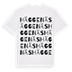 White t-shirt med Häggenäs ordlek t-shirt