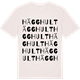 Vintage White t-shirt med Hägghult ordlek t-shirt
