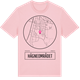 Pink Cotton t-shirt med Hägneområdet t-shirt