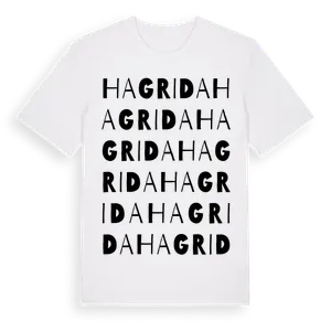 Hagrida ordlek t-shirt – ekologisk bomull t-shirt från Pinshirt