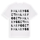 Hakabygget ordlek t-shirt