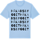 Blue Soul t-shirt med Håkansbygget ordlek t-shirt