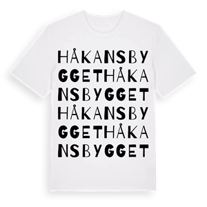 Håkansbygget ordlek t-shirt – ekologisk bomull t-shirt från Pinshirt