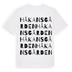 Håkansgården ordlek t-shirt – ekologisk bomull t-shirt från Pinshirt