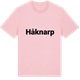 Pink Cotton t-shirt med Håknarp fetstil t-shirt
