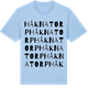 Blue Soul t-shirt med Håknatorp ordlek t-shirt