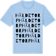 Blue Soul t-shirt med Häldetorp ordlek t-shirt