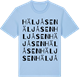 Blue Soul t-shirt med Häljåsen ordlek t-shirt