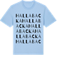 Blue Soul t-shirt med Hallabacka ordlek t-shirt