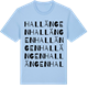 Blue Soul t-shirt med Hallängen ordlek t-shirt
