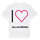 Jag älskar Hallaströmmen t-shirt stort tryck