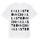Hallaströmmen ordlek t-shirt