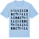 Blue Soul t-shirt med Hälleberget ordlek t-shirt