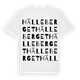 Hälleberget ordlek t-shirt