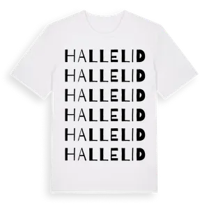 Hallelid ordlek t-shirt – ekologisk bomull t-shirt från Pinshirt