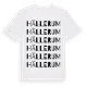 White t-shirt med Hällerum ordlek t-shirt
