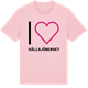 Pink Cotton t-shirt med Jag älskar Hällsjöberget t-shirt stort tryck