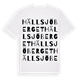 Hällsjöberget ordlek t-shirt