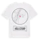White t-shirt med Hällstorp t-shirt