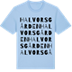Blue Soul t-shirt med Halvorsgården ordlek t-shirt