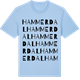Blue Soul t-shirt med Hammerdal ordlek t-shirt