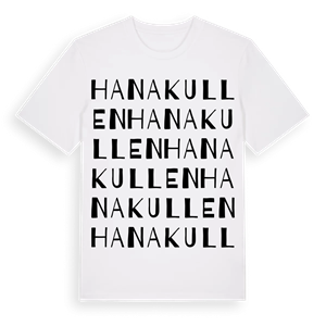 Hanakullen ordlek t-shirt – ekologisk bomull t-shirt från Pinshirt