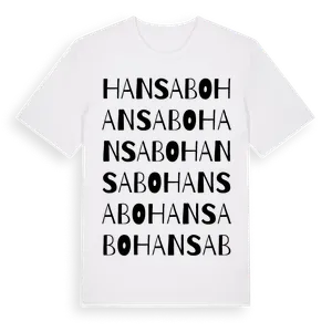 Hansabo ordlek t-shirt – ekologisk bomull t-shirt från Pinshirt