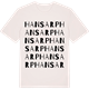 Vintage White t-shirt med Hansarp ordlek t-shirt