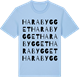 Blue Soul t-shirt med Harabygget ordlek t-shirt