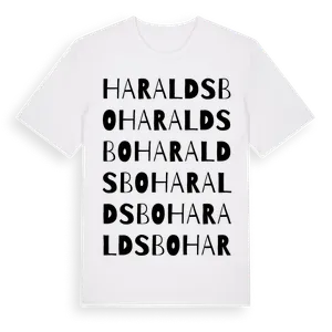 Haraldsbo ordlek t-shirt – ekologisk bomull t-shirt från Pinshirt