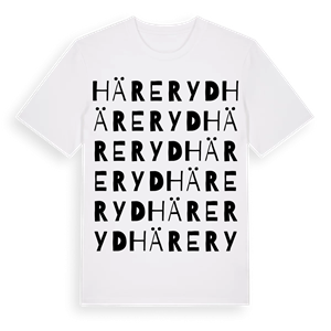 Häreryd ordlek t-shirt – ekologisk bomull t-shirt från Pinshirt