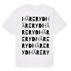 Häreryd ordlek t-shirt – ekologisk bomull t-shirt från Pinshirt