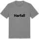 Mid Heather Gray t-shirt med Harfall fetstil t-shirt