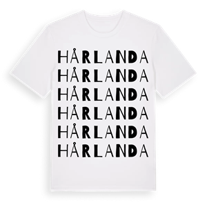 Hårlanda ordlek t-shirt – ekologisk bomull t-shirt från Pinshirt