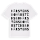 White t-shirt med Härstensbo ordlek t-shirt