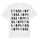 White t-shirt med Hässlarp ordlek t-shirt