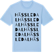 Blue Soul t-shirt med Hässledal ordlek t-shirt