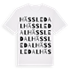 Hässledal ordlek t-shirt