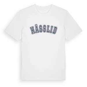 Hässlid college t-shirt – ekologisk bomull t-shirt från Pinshirt