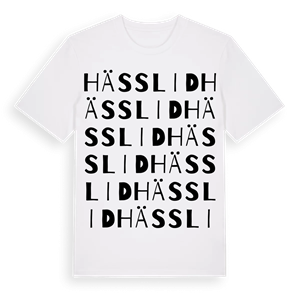 Hässlid ordlek t-shirt – ekologisk bomull t-shirt från Pinshirt