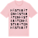 Pink Cotton t-shirt med Hästbråten ordlek t-shirt