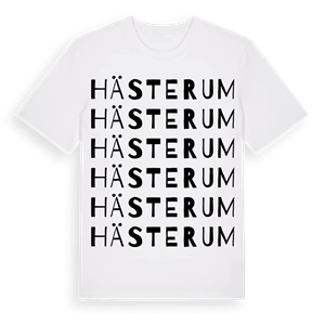 Hästerum ordlek t-shirt – ekologisk bomull t-shirt från Pinshirt