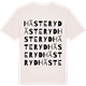 Vintage White t-shirt med Hästeryd ordlek t-shirt