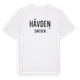 White t-shirt med Hävden i Sverige t-shirt