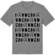 Mid Heather Gray t-shirt med Hävden ordlek t-shirt