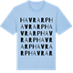 Blue Soul t-shirt med Havrarp ordlek t-shirt